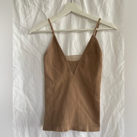 Free People Intimately "Come Around" Ribbed Cami Size Small - Picture 2 of 8